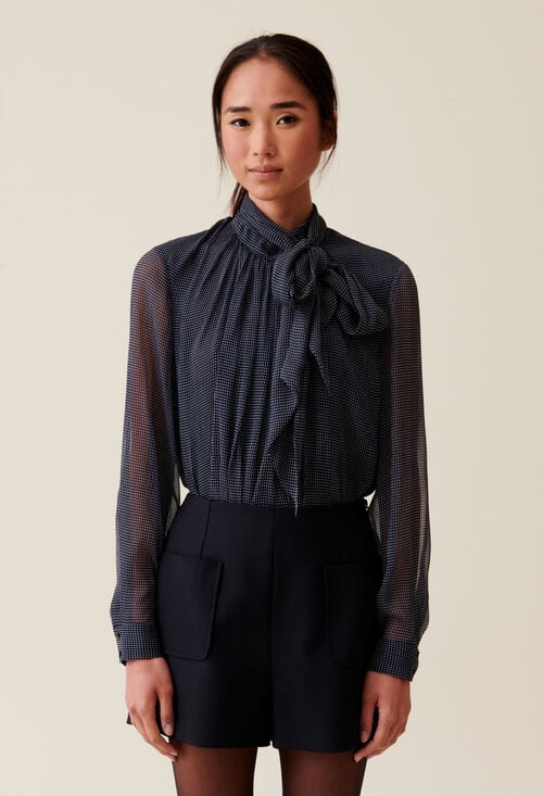 Claudie Short Taille Haute Noir Pour Femme