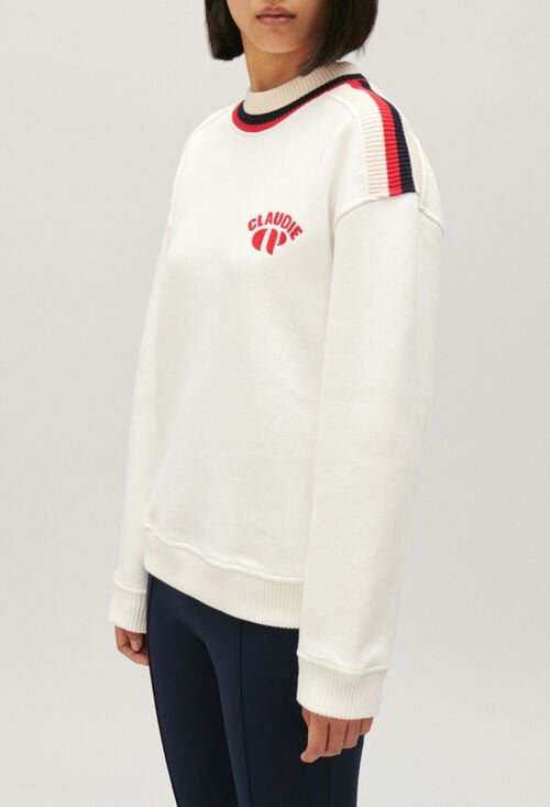 Claudie Sweatshirt Bicolore Pour Femme