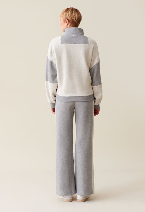 Claudie Sweatshirt Col Montant Zippé Pour Femme