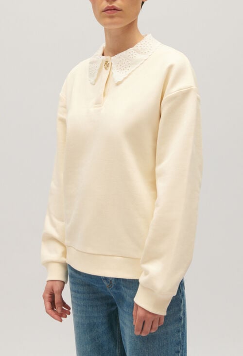 Claudie Sweatshirt En Coton Pour Femme