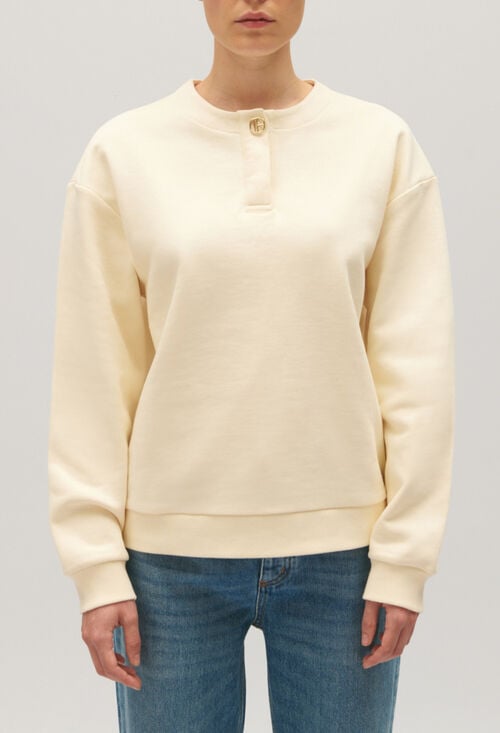 Claudie Sweatshirt En Coton Pour Femme