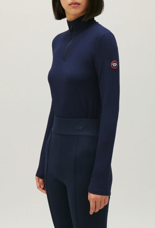 claudie T-shirt col montant pour femme