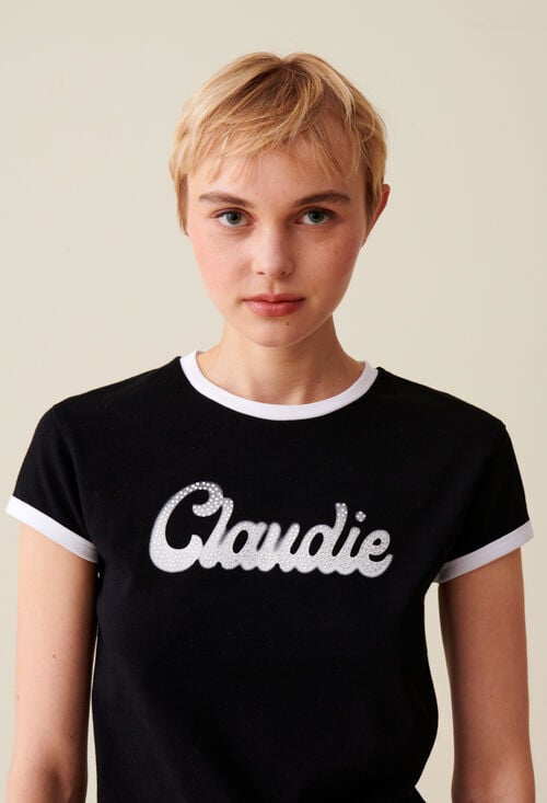 Claudie T-shirt Coton Claudie Pour Femme