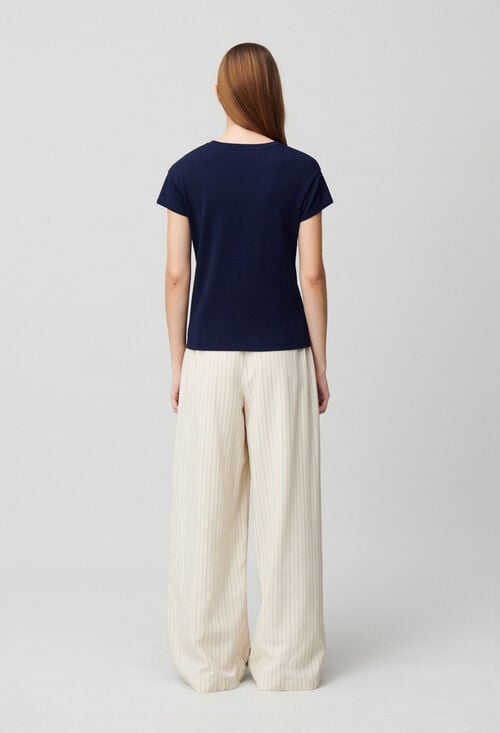 Claudie T-shirt Coton CP Pour Femme