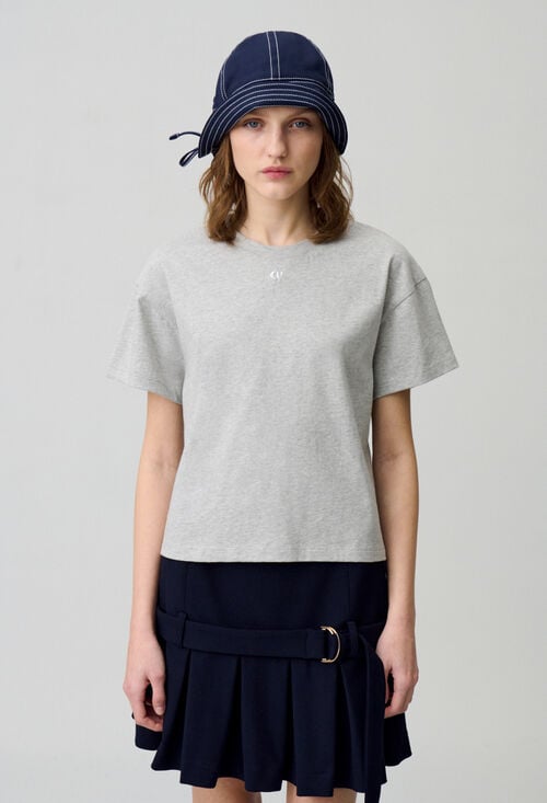 Claudie T-shirt Coton CP Pour Femme