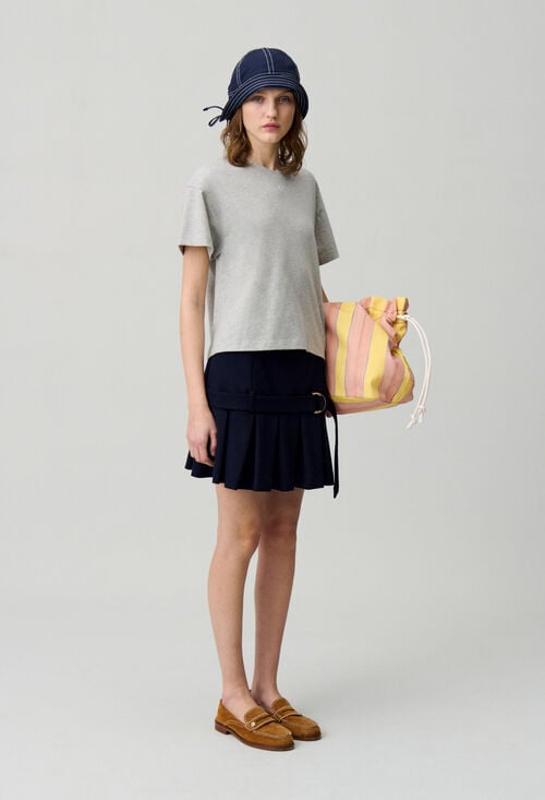 claudie T-shirt coton CP pour femme