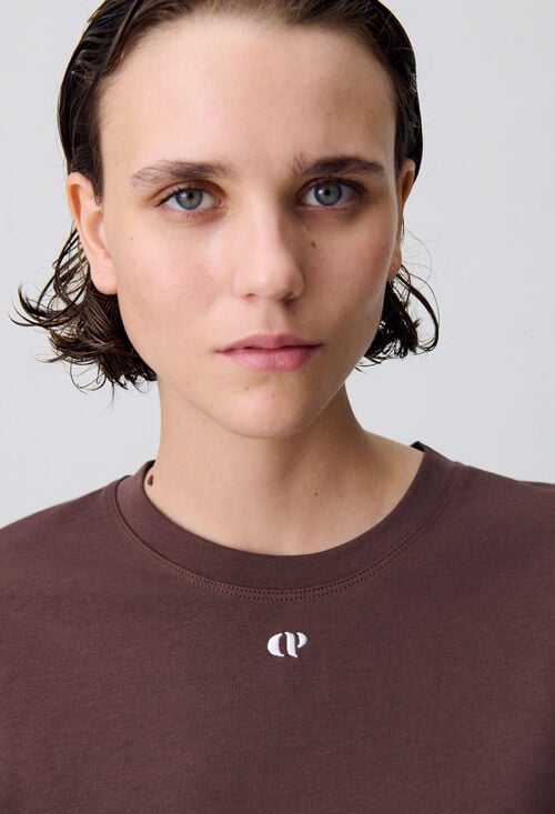 Claudie T-shirt Coton CP Pour Femme