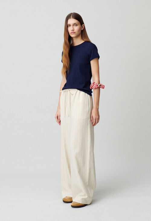 claudie T-shirt coton CP pour femme