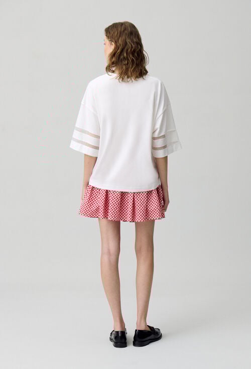 Claudie T-shirt Coton Oversize Pour Femme