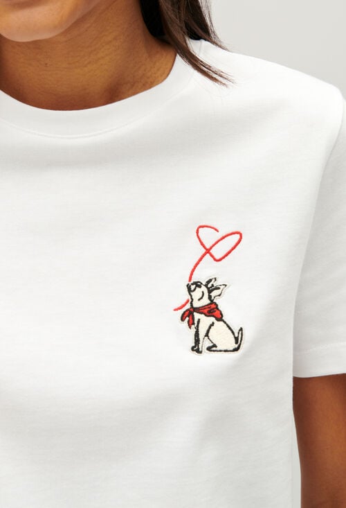 Claudie Tee-shirt Jean Toto écru Pour Femme