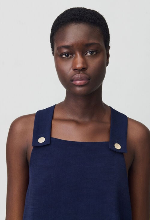 Claudie Top Col Carré Pour Femme