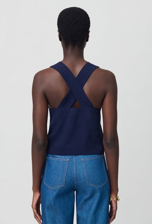 claudie Top col carré pour femme