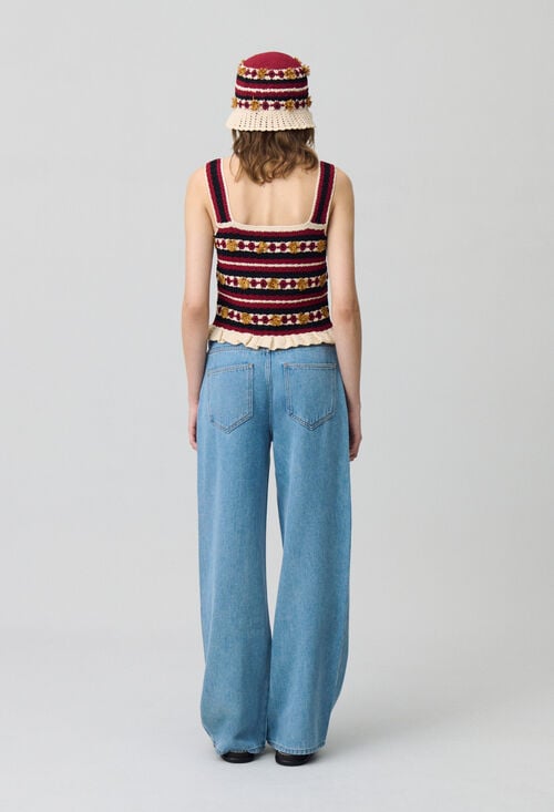 Claudie Top Crochet Pour Femme