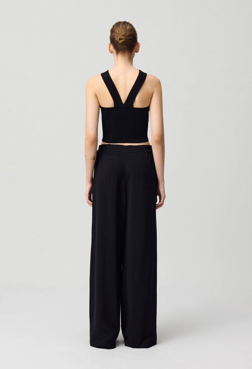 Claudie Top Fine Maille Noeud Pour Femme