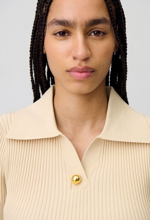 Claudie Top Maille Fine Pour Femme