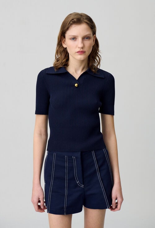 Claudie Top Maille Fine Pour Femme