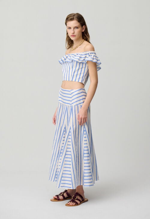 claudie Top manches tombantes pour femme