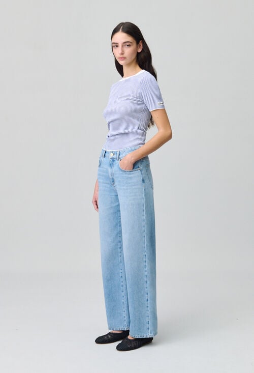 claudie Top marinière maille fine pour femme