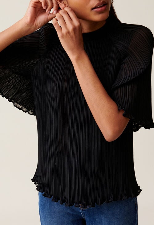 Claudie Top Plissé Fluide Pour Femme