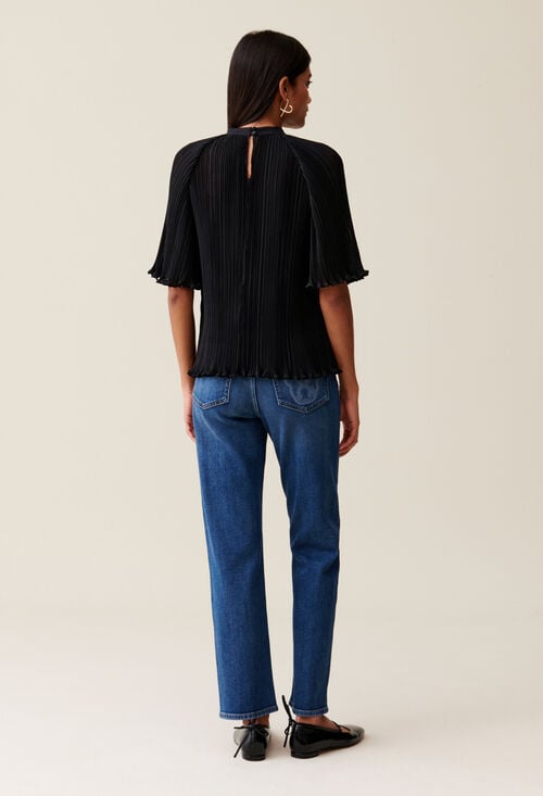 Claudie Top Plissé Fluide Pour Femme