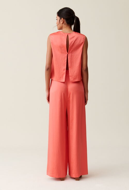 Claudie Top Sans Manches Dos Ouvert Pour Femme