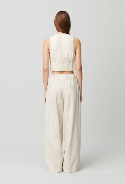 Claudie Top Veston Rayures Pour Femme