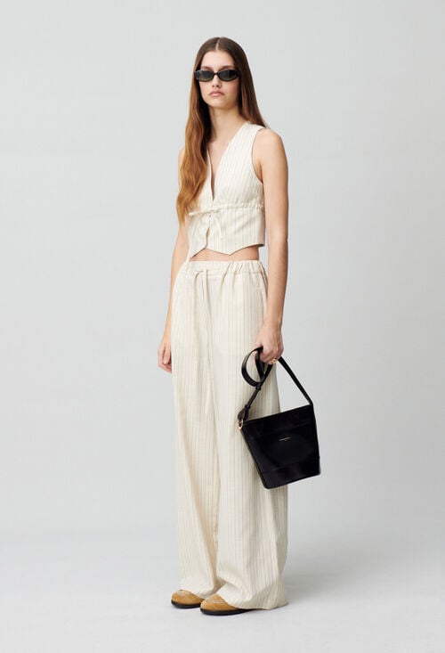 claudie Top veston rayures pour femme