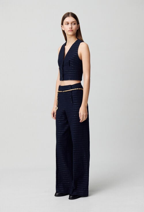 claudie Top veston rayures pour femme