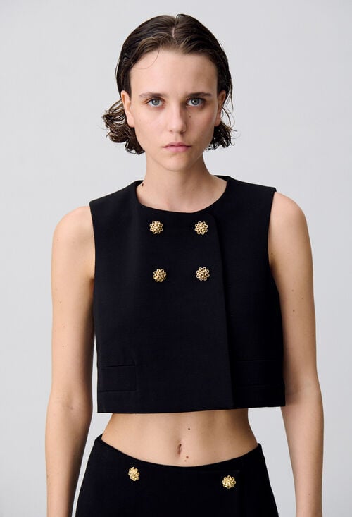 Claudie Top Veston Sans Manches Pour Femme