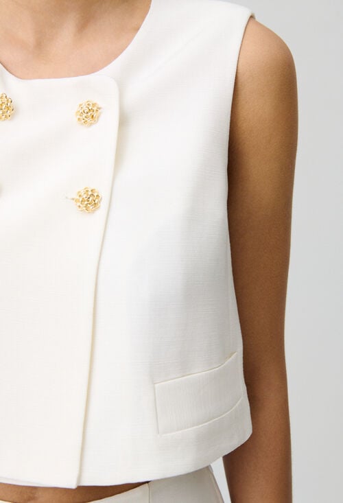 Claudie Top Veston Sans Manches Pour Femme