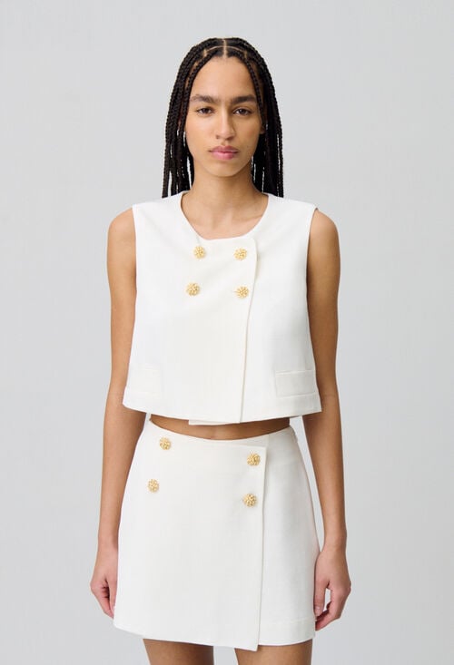 Claudie Top Veston Sans Manches Pour Femme