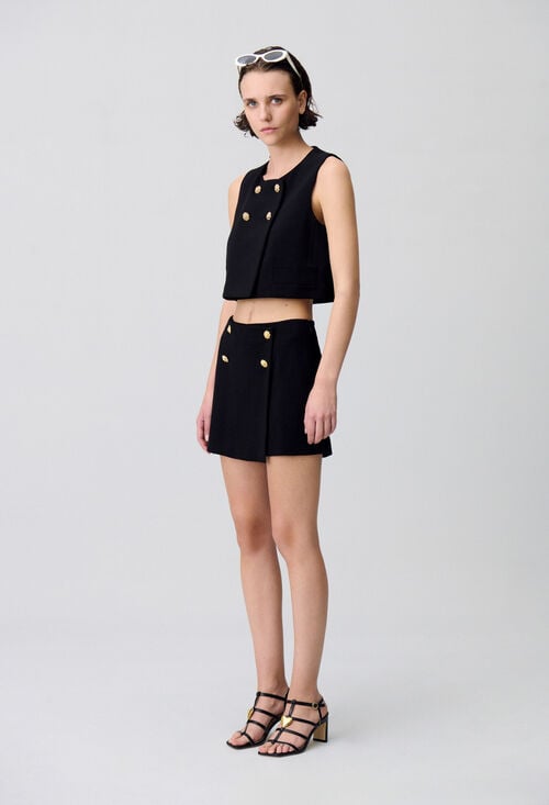 claudie Top veston sans manches pour femme