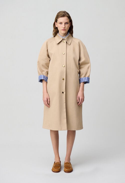 Claudie Trench Mi-long Droit Pour Femme