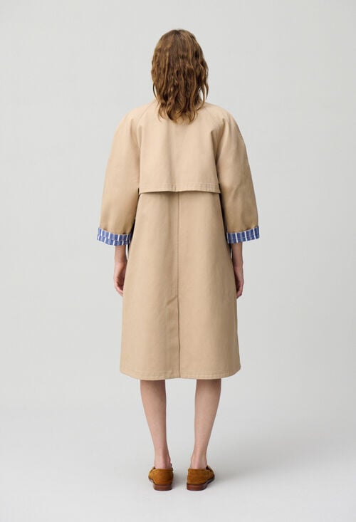 Claudie Trench Mi-long Droit Pour Femme
