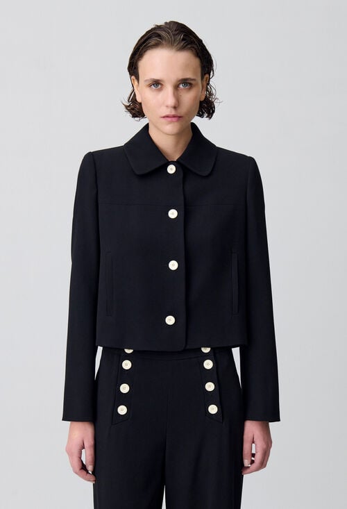 Claudie Veste Courte Classique Pour Femme