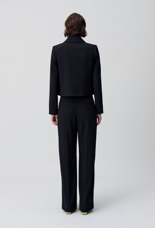 Claudie Veste Courte Classique Pour Femme