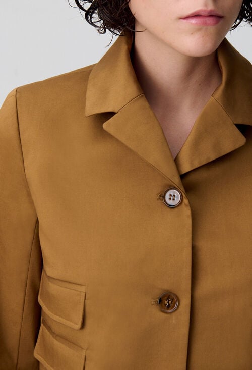 Claudie Veste Courte Col Tailleur Pour Femme