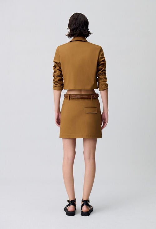 Claudie Veste Courte Col Tailleur Pour Femme