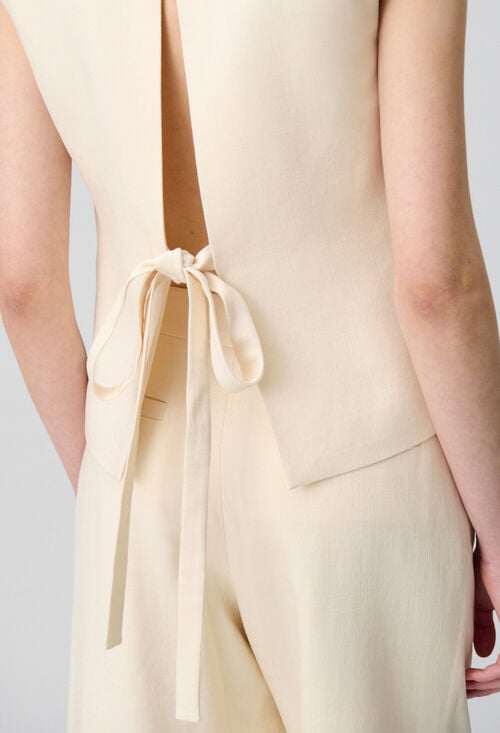 Claudie Veste De Tailleur Sans Manches Pour Femme