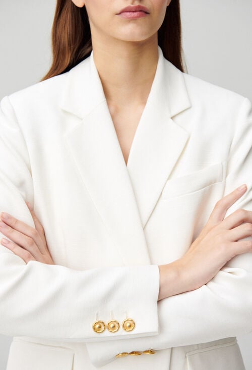 claudie Veste Tailleur Boutonnée Pour Femme