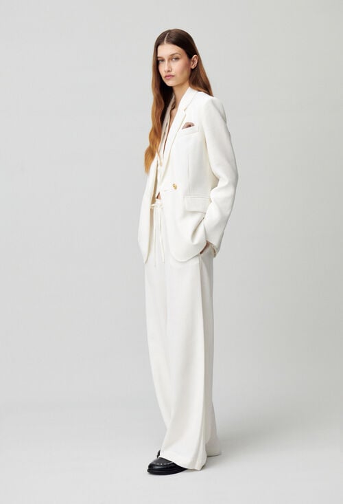 claudie Veste tailleur boutonnée pour femme