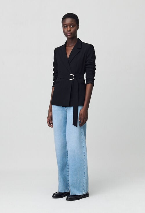 claudie Veste tailleur ceinturée pour femme