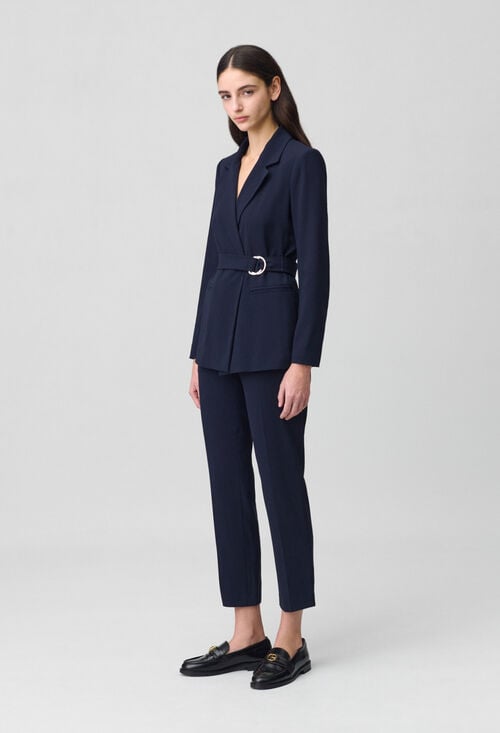 claudie Veste tailleur ceinturée pour femme