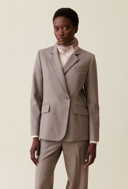 Claudie Veste Tailleur Croisée Pour Femme