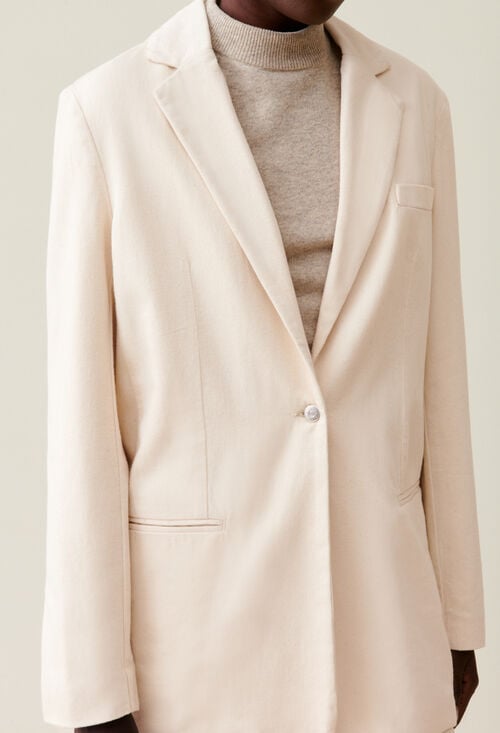 claudie Veste tailleur denim oversized pour femme