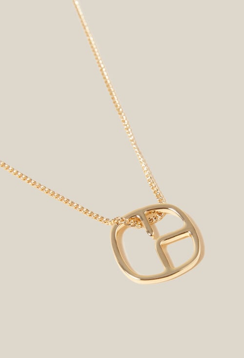 Claudie Collier Pendentif Monogramme Doré Pour Femme