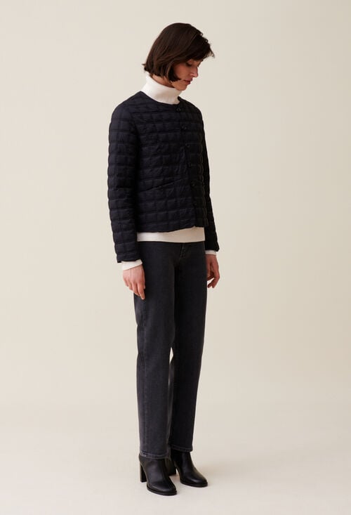 claudie Doudoune légère boutonnée courte pour femme