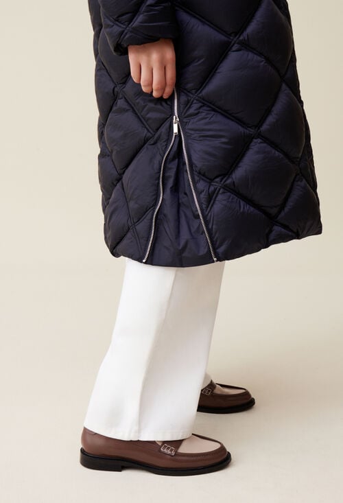 Claudie Doudoune Longue Capuche Matelassée Pour Femme