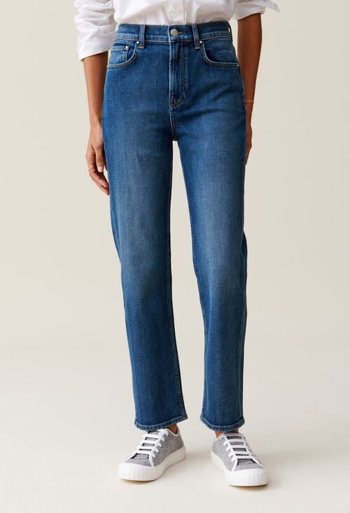 Claudie Jean Toto Détail Logo Poche Arrière Pour Femme