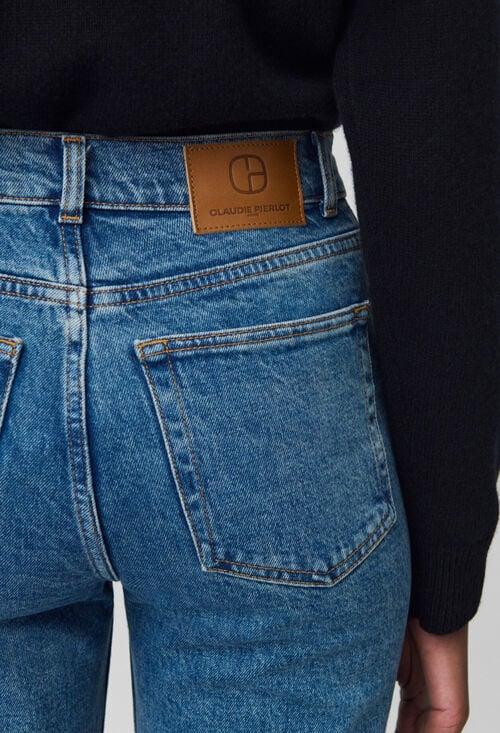 Claudie Jean Toto Slim 7/8ème Bleu Délavé Pour Femme